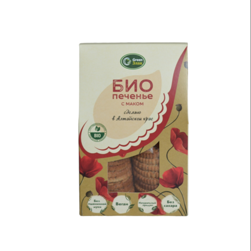 Био печенье с Маком 150г, Алтай